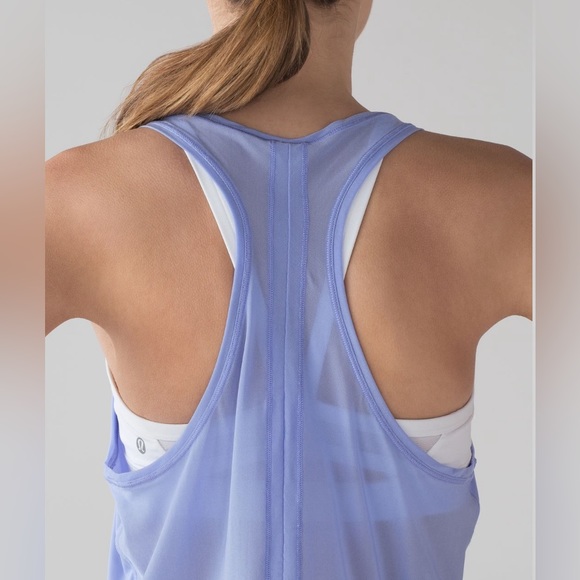 Lululemon Two With One Singlet - Hydrangea Blue - Picture 6 of 6